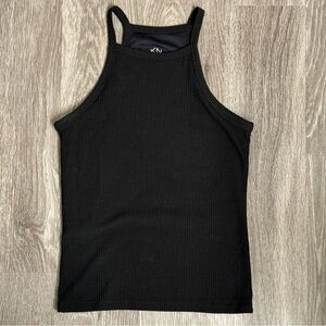 Klassy Network Black Ribbed Tank
